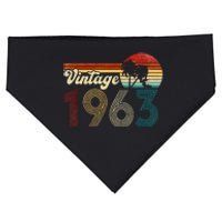 Vintage 1963 Made In 1963 60th Birthday 60 Year Old Gift USA-Made Doggie Bandana