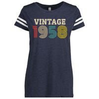 Vintage 1958 Made In 1958 65th Birthday Present Gift 65 Year Old Enza Ladies Jersey Football T-Shirt