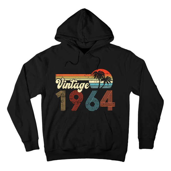 Vintage 1964 Made In 1964 58th Birthday Gift 58 Year Old Hoodie