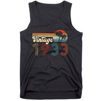 Vintage 1933 Made In 1933 89rd Birthday Gift 89 Year Old Tank Top