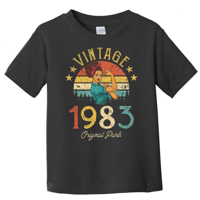 Vintage 1983 Made In 1983 39th Birthday Wo 39 Years Old Toddler T-Shirt