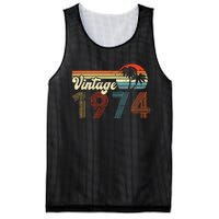 Vintage 1974 Made In 1974 48th Birthday Gift 48 Year Old Mesh Reversible Basketball Jersey Tank