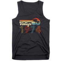 Vintage 1974 Made In 1974 48th Birthday Gift 48 Year Old Tank Top