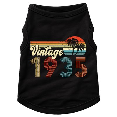 Vintage 1935 Made In 1935 87th Birthday Gift 87 Year Old Doggie Tank