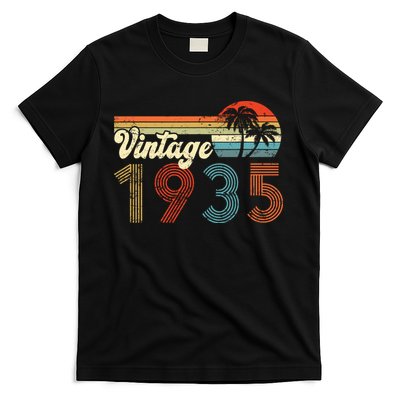 Vintage 1935 Made In 1935 87th Birthday Gift 87 Year Old T-Shirt