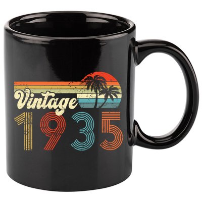 Vintage 1935 Made In 1935 87th Birthday Gift 87 Year Old 11oz C Handle Ceramic Mug