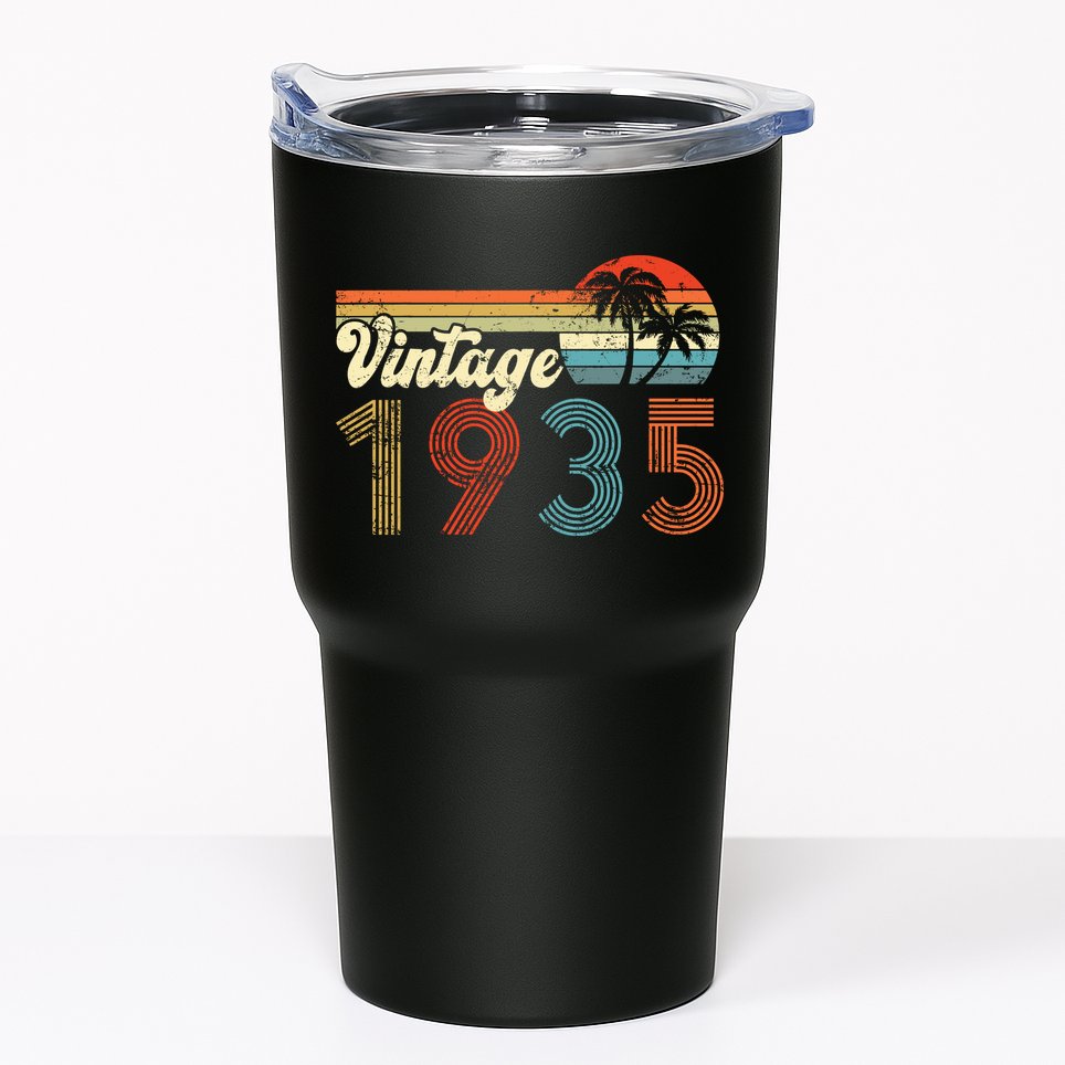 Vintage 1935 Made In 1935 87th Birthday Gift 87 Year Old Tumbler