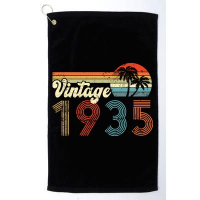 Vintage 1935 Made In 1935 87th Birthday Gift 87 Year Old Golf Towel
