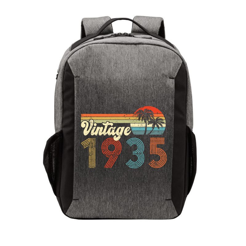 Vintage 1935 Made In 1935 87th Birthday Gift 87 Year Old Vector Backpack