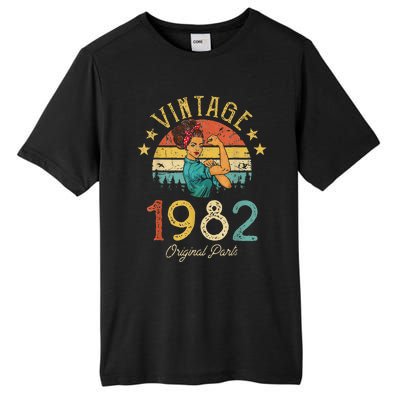 Vintage 1982 Made In 1982 41th Birthday 41 Years Old Gift Tall Fusion ChromaSoft Performance T-Shirt