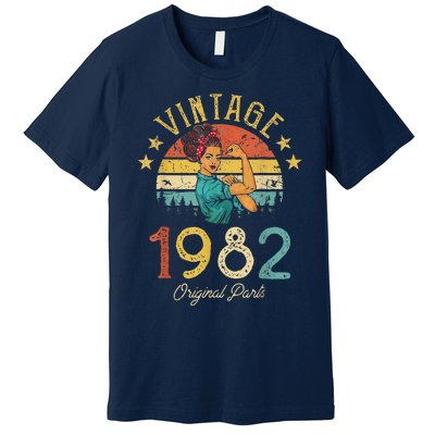 Vintage 1982 Made In 1982 41th Birthday 41 Years Old Gift Premium T-Shirt