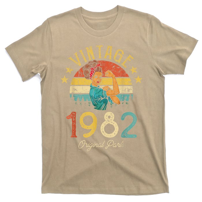 Vintage 1982 Made In 1982 41th Birthday 41 Years Old Gift T-Shirt