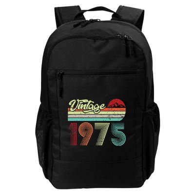 Vintage 1975 Made In 1975 48th Birthday Gift 48 Year Old Backpack
