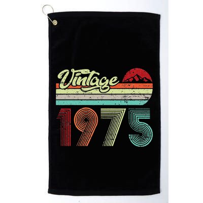 Vintage 1975 Made In 1975 48th Birthday Gift 48 Year Old Golf Towel