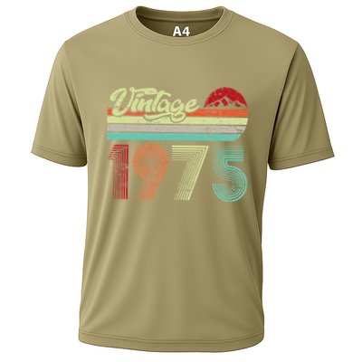 Vintage 1975 Made In 1975 48th Birthday Gift 48 Year Old Cooling Performance Crew T-Shirt