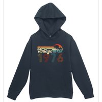 Vintage 1976 Made In 1976 46th Birthday Gift 46 Year Old Urban Pullover Hoodie