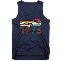 Vintage 1976 Made In 1976 46th Birthday Gift 46 Year Old Tank Top