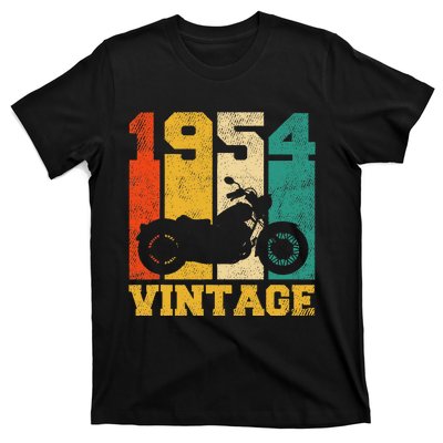 Vintage 1954 Motorcycle 70th Birthday T-Shirt