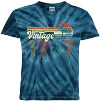 Vintage 1937 Made In 1937 85th Birthday Gift 85 Year Old Kids Tie-Dye T-Shirt