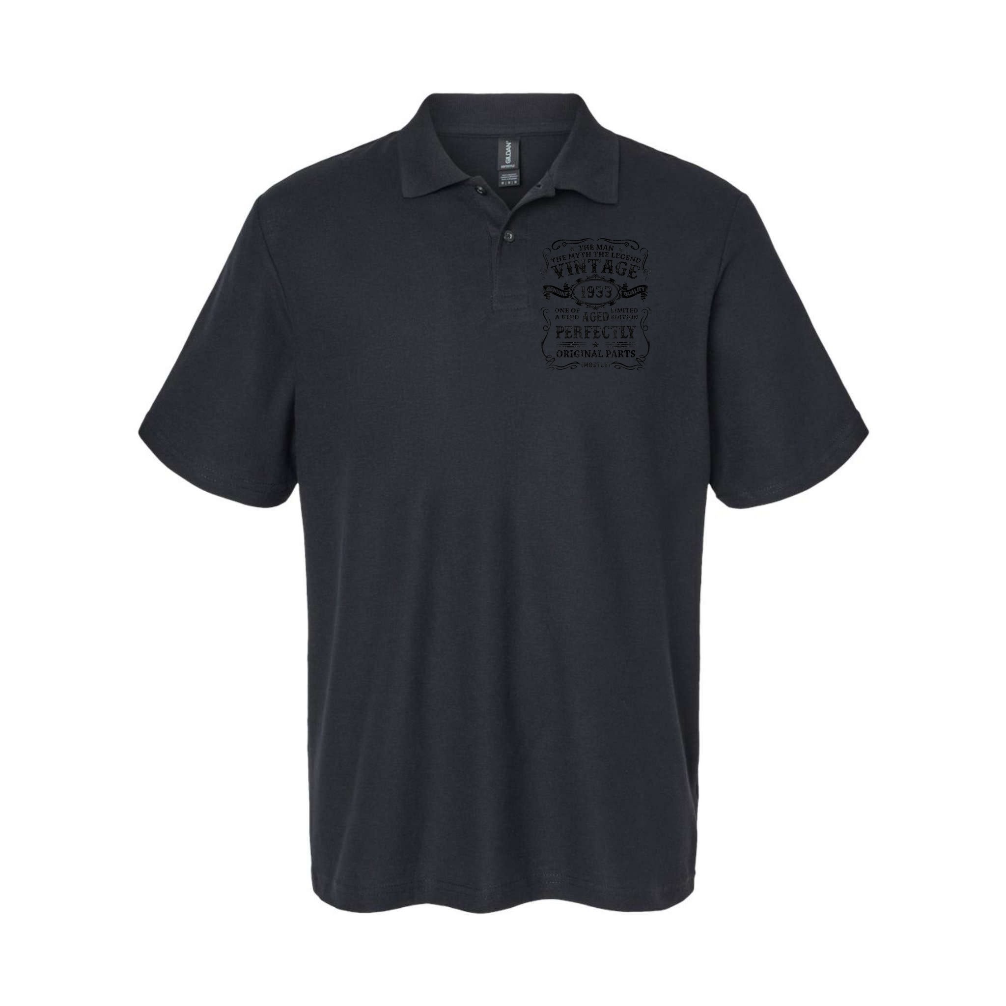 Vintage 1933 Man Myth Legend 90 Year Old 90th Birthday Gifts Polo