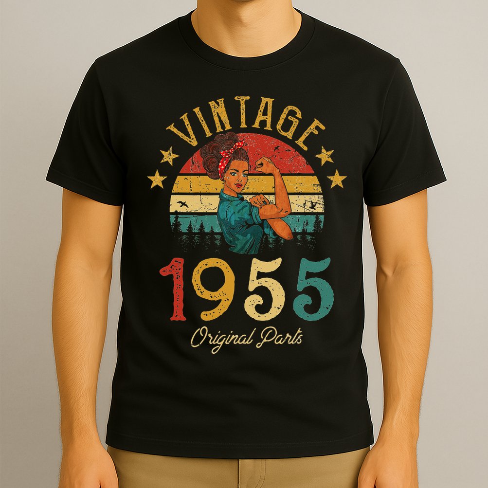 Vintage 1955 Made In 1955 67th Birthday Women 67 Years Old T-Shirt