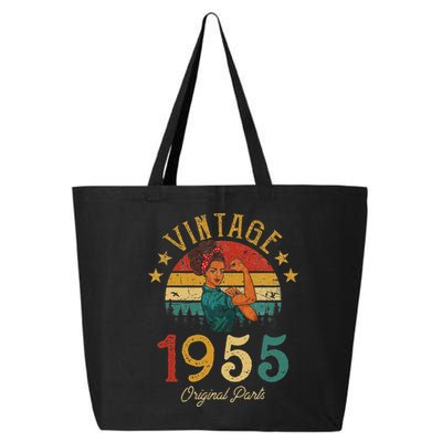 Vintage 1955 Made In 1955 67th Birthday Women 67 Years Old 25L Jumbo Tote
