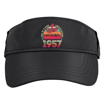 Vintage 1957 November Birthday 65 Years Old Adult Drive Performance Visor