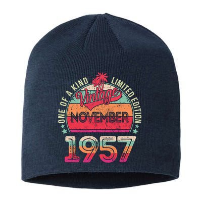 Vintage 1957 November Birthday 65 Years Old Sustainable Beanie