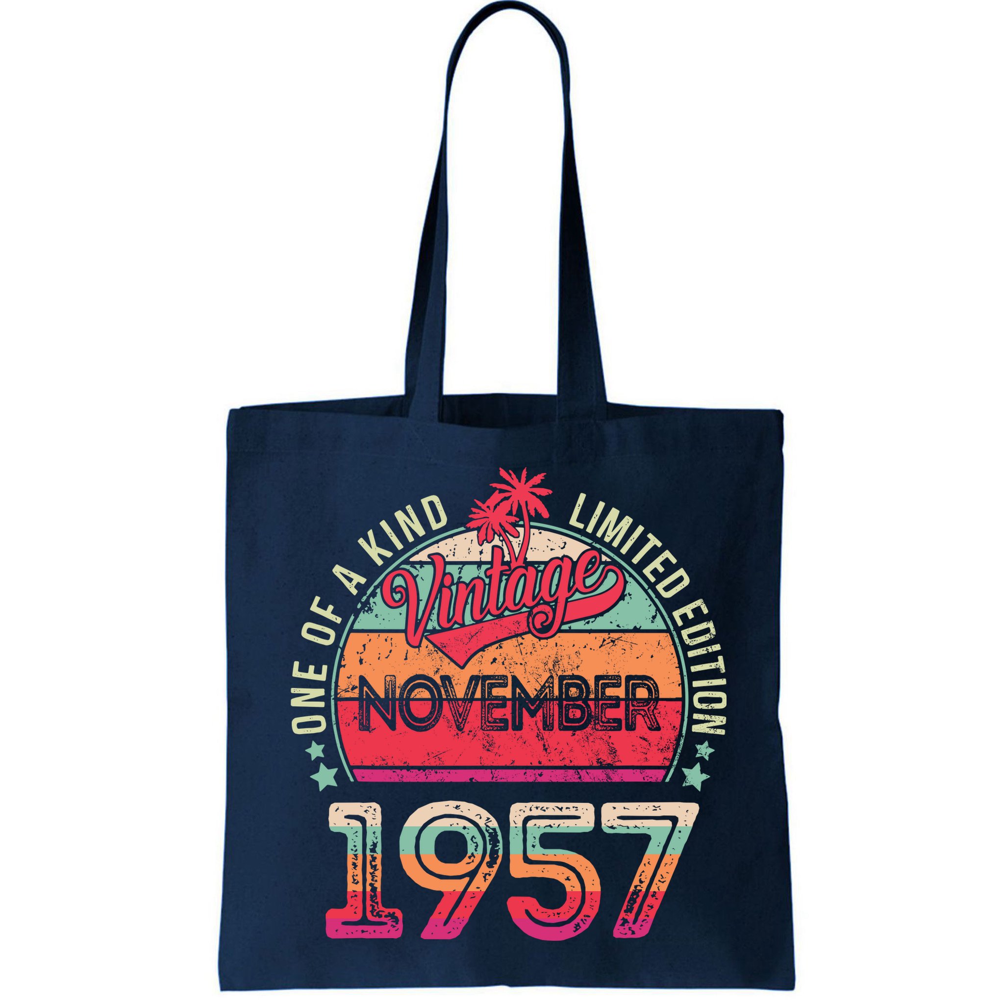 Vintage 1957 November Birthday 65 Years Old Bag
