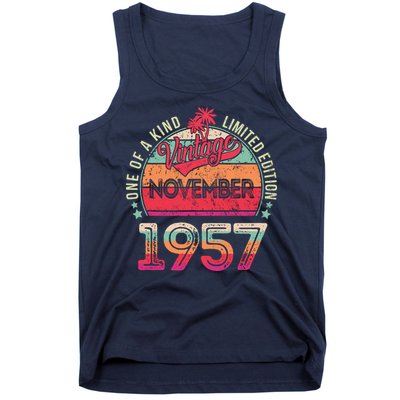 Vintage 1957 November Birthday 65 Years Old Tank Top