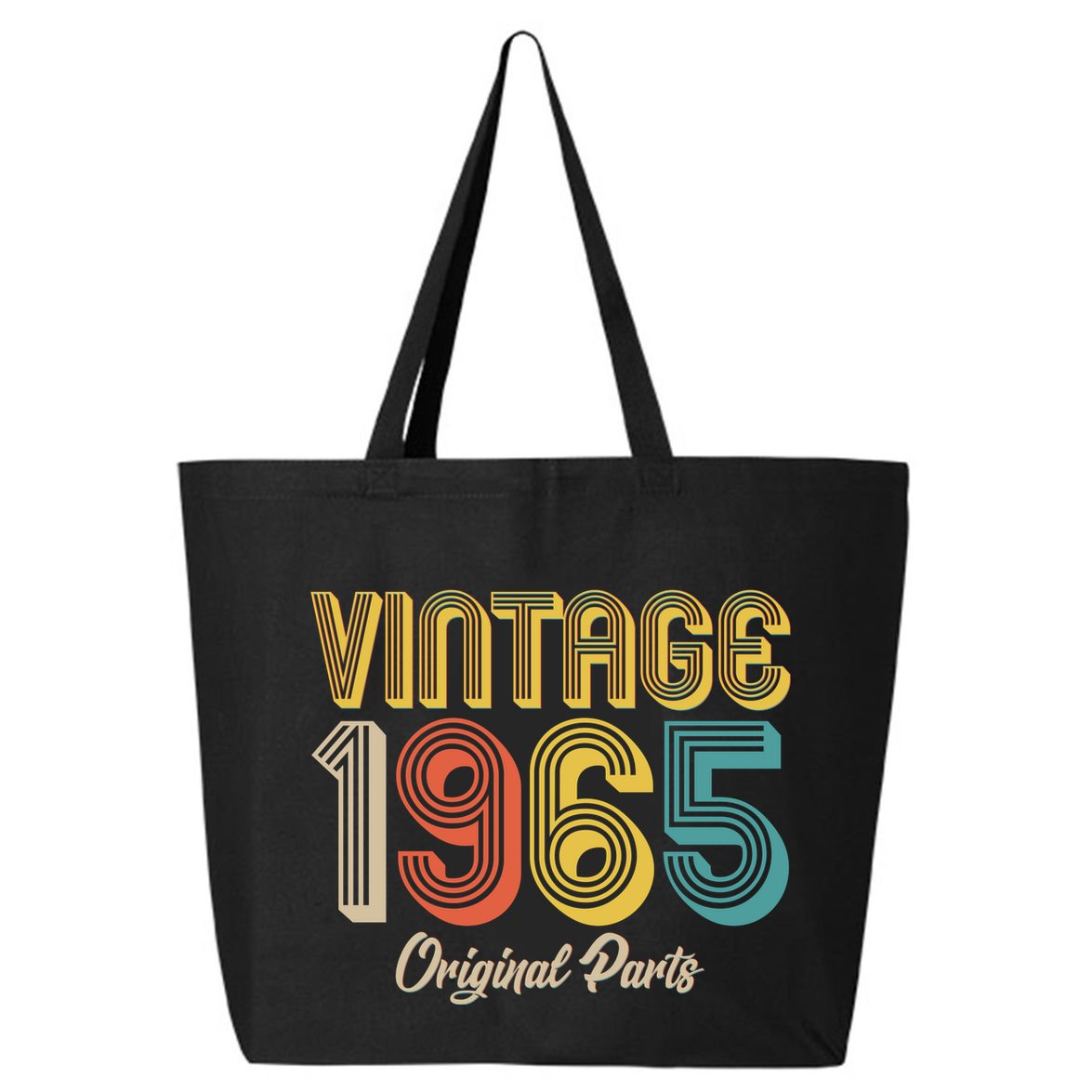 Vintage 1965 Original Parts 60th Birthday 25L Jumbo Tote