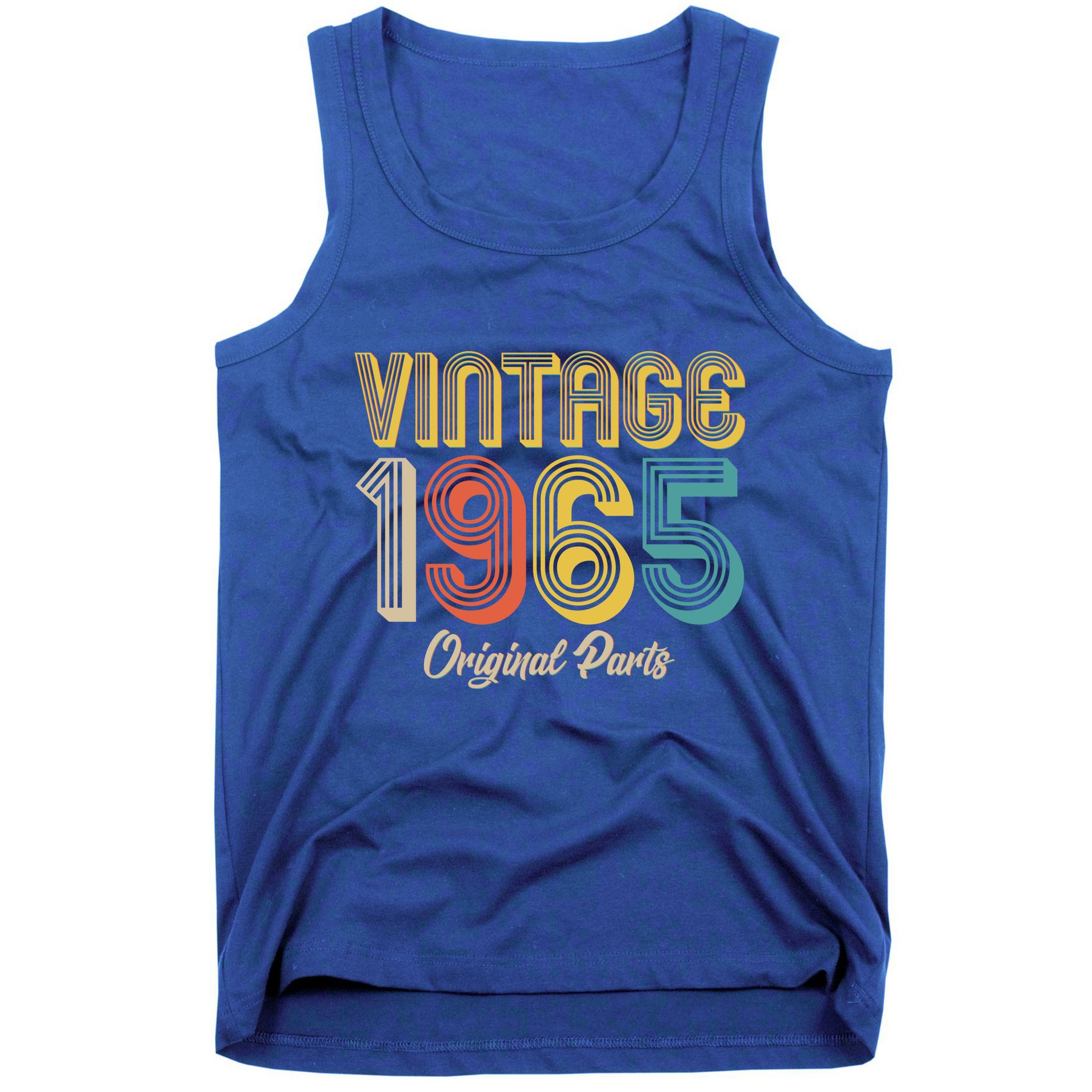 Vintage 1965 Original Parts 60th Birthday Tank Top