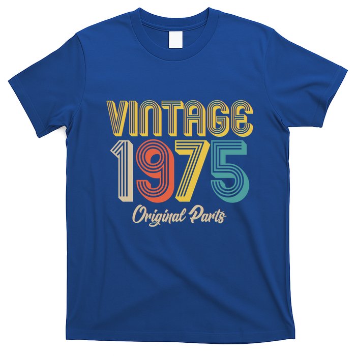 Vintage 1975 Original Parts 50th Birthday T-Shirt