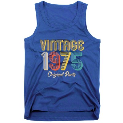 Vintage 1975 Original Parts 50th Birthday Tank Top
