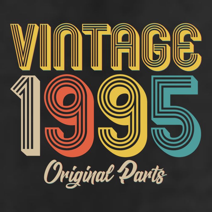 Vintage 1995 Original Parts 30th Birthday Trucker Hat