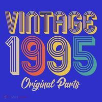 Vintage 1995 Original Parts 30th Birthday Tall T-Shirt
