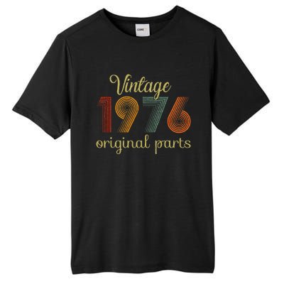 Vintage 1976 Original Parts 48 Years Old 48th Birthday Retro Tall Fusion ChromaSoft Performance T-Shirt