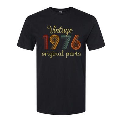 Vintage 1976 Original Parts 48 Years Old 48th Birthday Retro Softstyle CVC T-Shirt