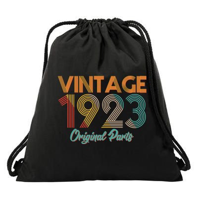 Vintage 1923 Original Parts 100th Birthday Drawstring Bag