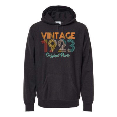 Vintage 1923 Original Parts 100th Birthday Premium Hoodie