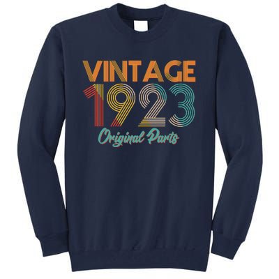 Vintage 1923 Original Parts 100th Birthday Tall Sweatshirt