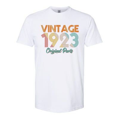 Vintage 1923 Original Parts 100th Birthday Softstyle® CVC T-Shirt