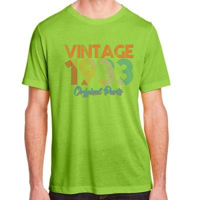 Vintage 1933 Original Parts 90th Birthday Adult ChromaSoft Performance T-Shirt