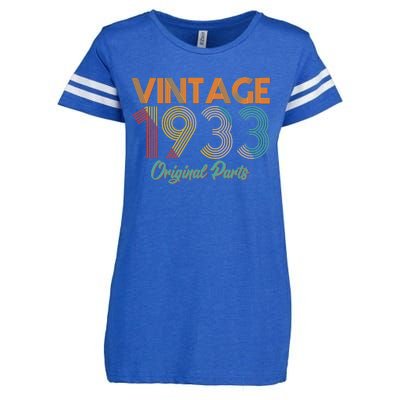 Vintage 1933 Original Parts 90th Birthday Enza Ladies Jersey Football T-Shirt