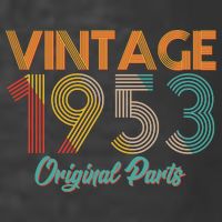 Vintage 1953 Original Parts 70th Birthday Ladies Essential Flowy Tank