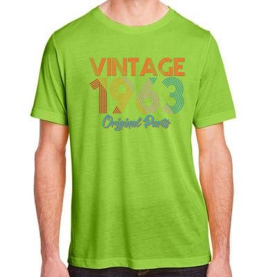 Vintage 1963 Original Parts 60th Birthday Adult ChromaSoft Performance T-Shirt