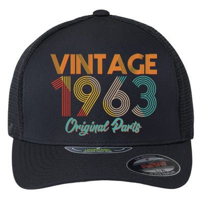 Vintage 1963 Original Parts 60th Birthday Flexfit Unipanel Trucker Cap