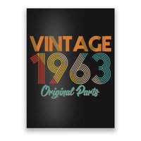 Vintage 1963 Original Parts 60th Birthday Poster