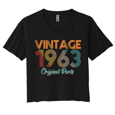 Vintage 1963 Original Parts 60th Birthday Crop Top