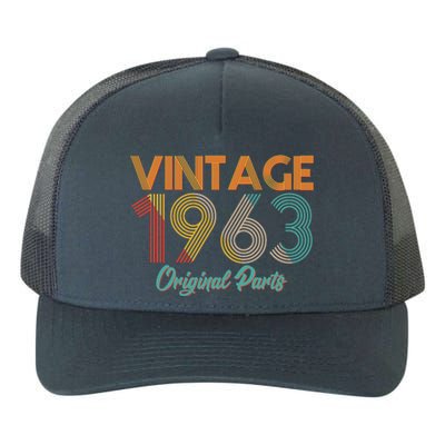 Vintage 1963 Original Parts 60th Birthday Yupoong Adult 5-Panel Trucker Hat